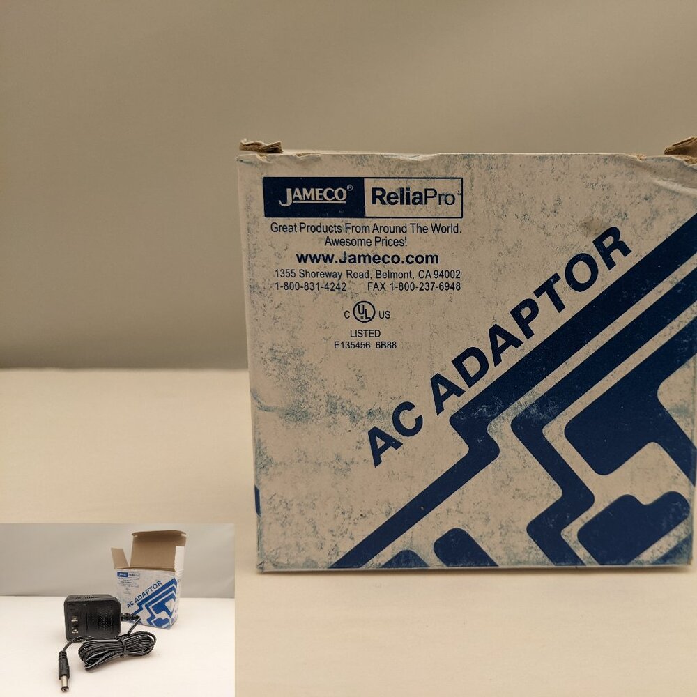 JAMECO ReliaPro Wall Adapter Transformer 12 VAC @ 500mA | 2.1mm Female Plug NEW